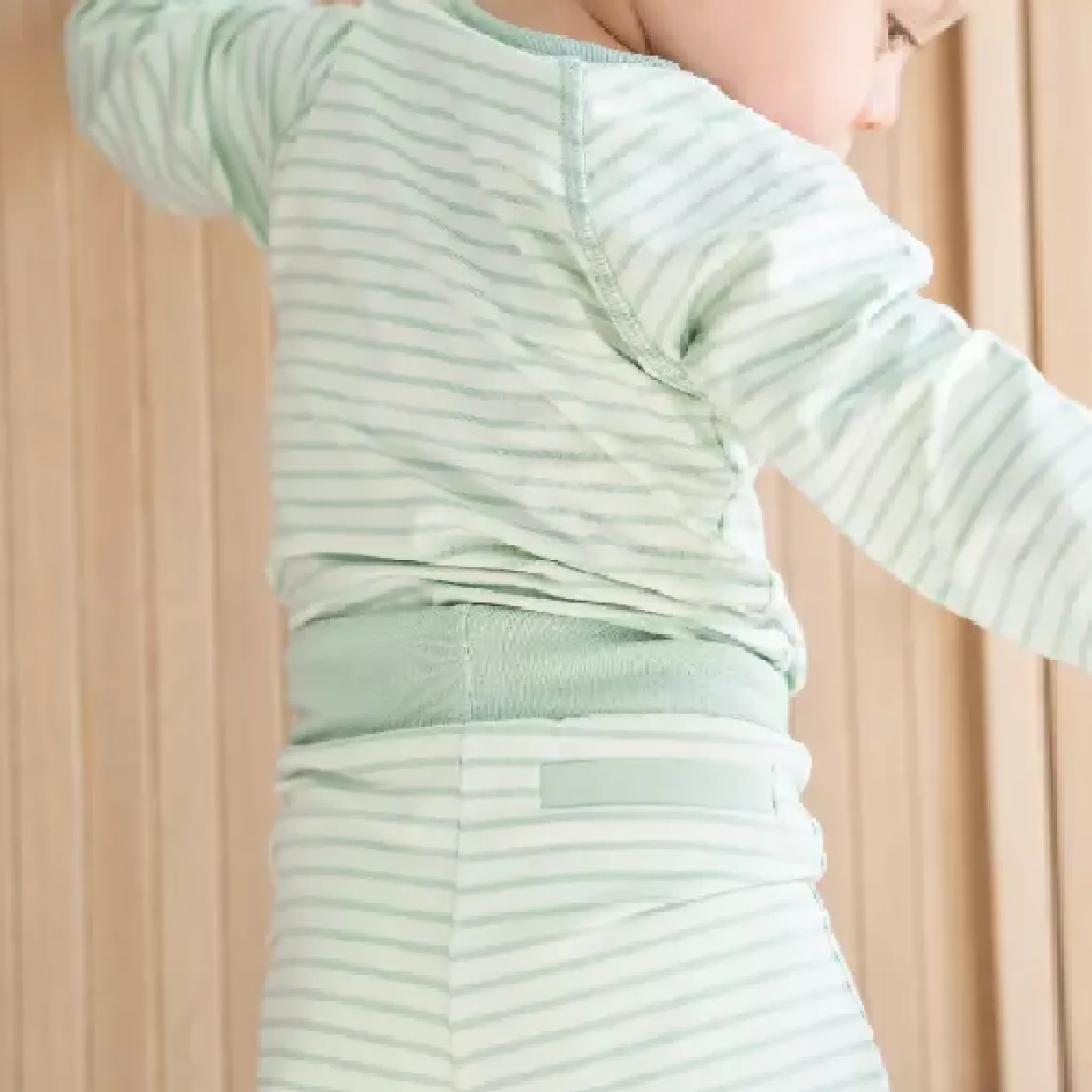 Barn Geggamoja Babybyxor|Bambukläder<Babybyxor Bambu Classic Ljusgrön/Grön