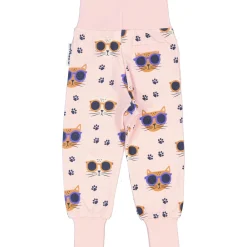 Barn Geggamoja Babybyxor|Bambukläder<Babybyxor Bambu Cool Cats rosa