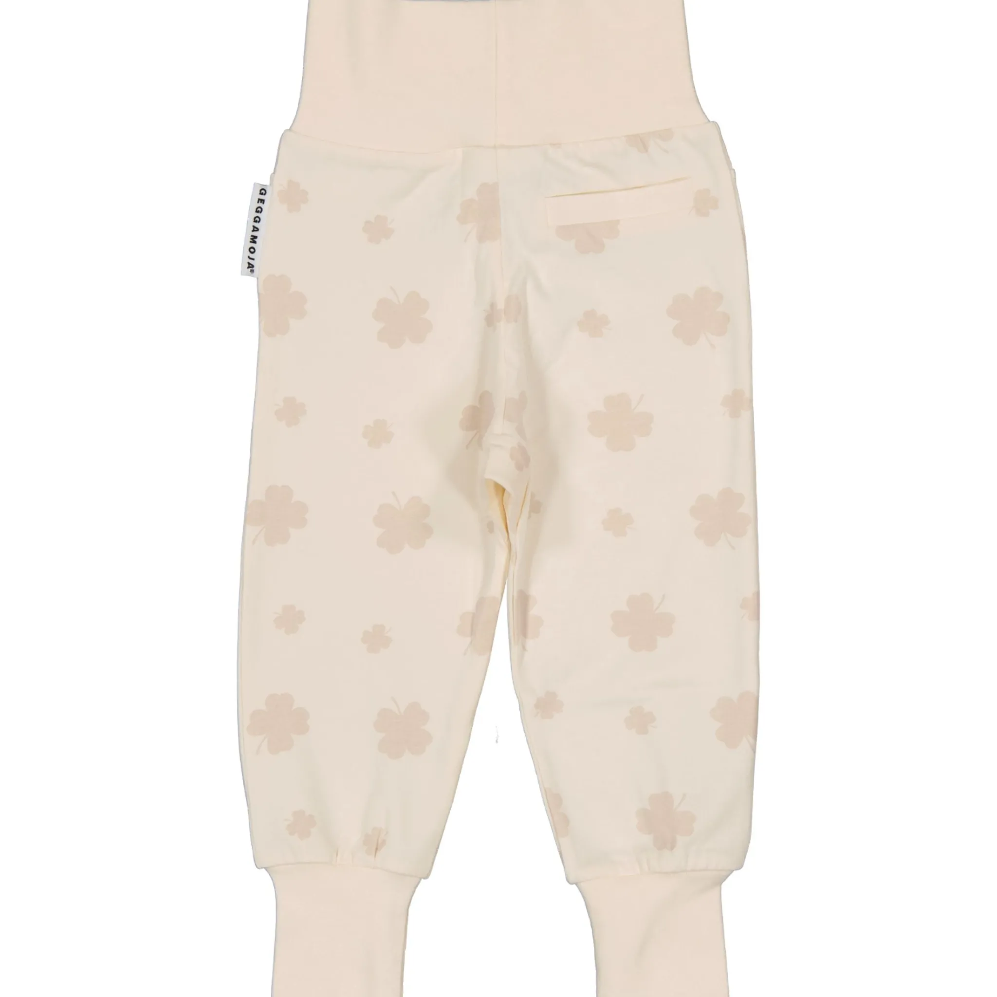 Barn Geggamoja Babybyxor|Bambukläder<Babybyxor Bambu Klöver Beige
