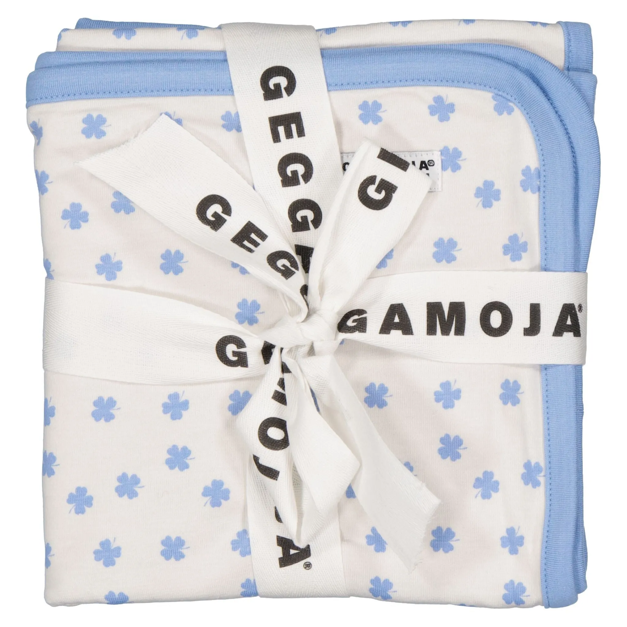 Barn Geggamoja Babyfiltar Och Snuttefiltar|Bambukläder<Babyfilt Bambu Blå Klöver