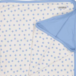 Barn Geggamoja Babyfiltar Och Snuttefiltar|Bambukläder<Babyfilt Bambu Blå Klöver