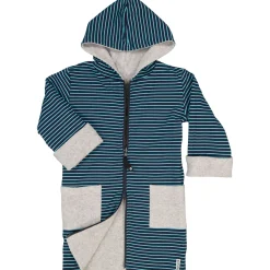 Barn Geggamoja Badrockar<Badrock Vändbar Gråmelerad/Navy