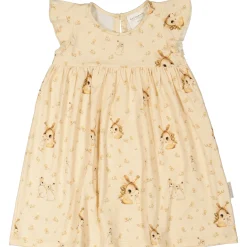 Barn Geggamoja Bambukläder<Bambu Klänning med volang Stella