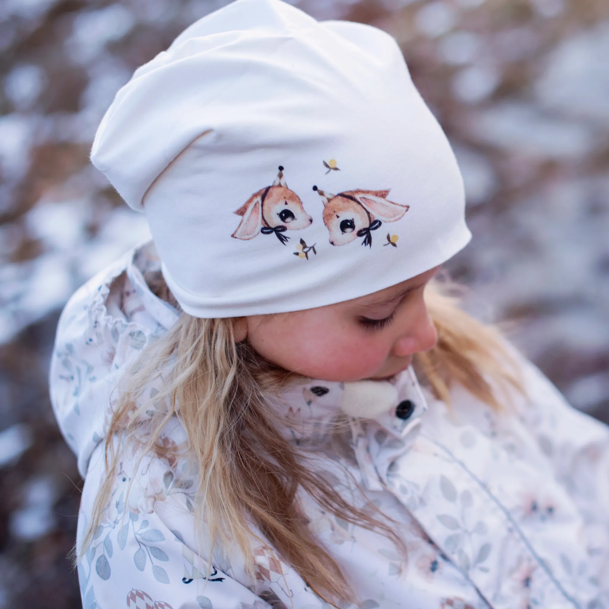 Barn Geggamoja Tunna Mössor|Bambukläder<Bambumössa Long ear