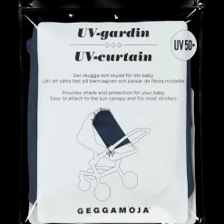 Barn Geggamoja Uv-Filtar Och Gardiner|Till Vagnen<Barnvagnsgardin UV 50+ Marinblå