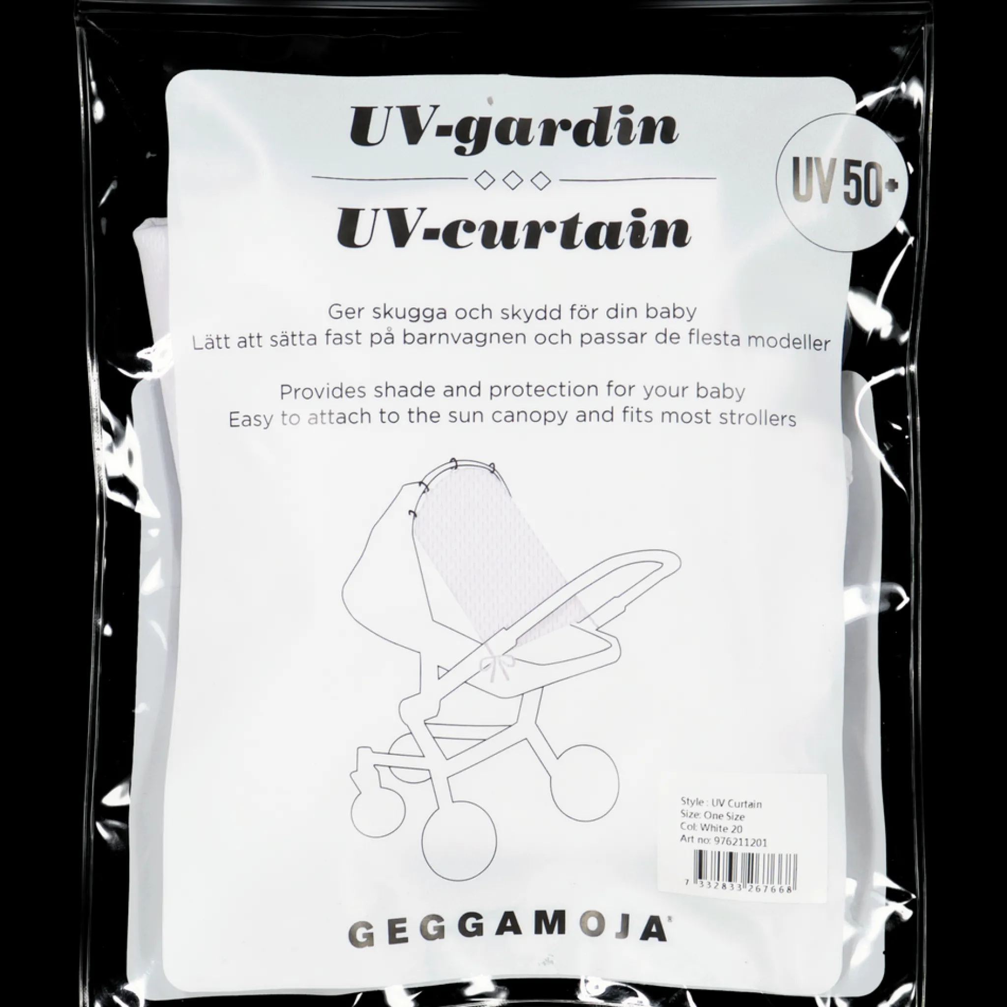 Barn Geggamoja Uv-Filtar Och Gardiner|Till Vagnen<Barnvagnsgardin UV 50+ Rosa