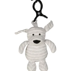 Geggamoja Mjukisdjur Och Doddi|Till Vagnen<Barnvagnsleksak Doddi Gråmelerad