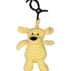 Geggamoja Mjukisdjur Och Doddi|Till Vagnen<Barnvagnsleksak Doddi Gulrandig