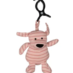 Geggamoja Mjukisdjur Och Doddi|Till Vagnen<Barnvagnsleksak Doddi Rosarandig