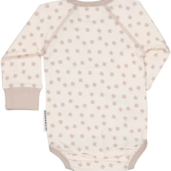 Barn Geggamoja Bodys|Bambukläder<Body Bambu Beige Klöver