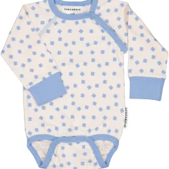 Barn Geggamoja Bodys|Bambukläder<Body Bambu Blå Klöver