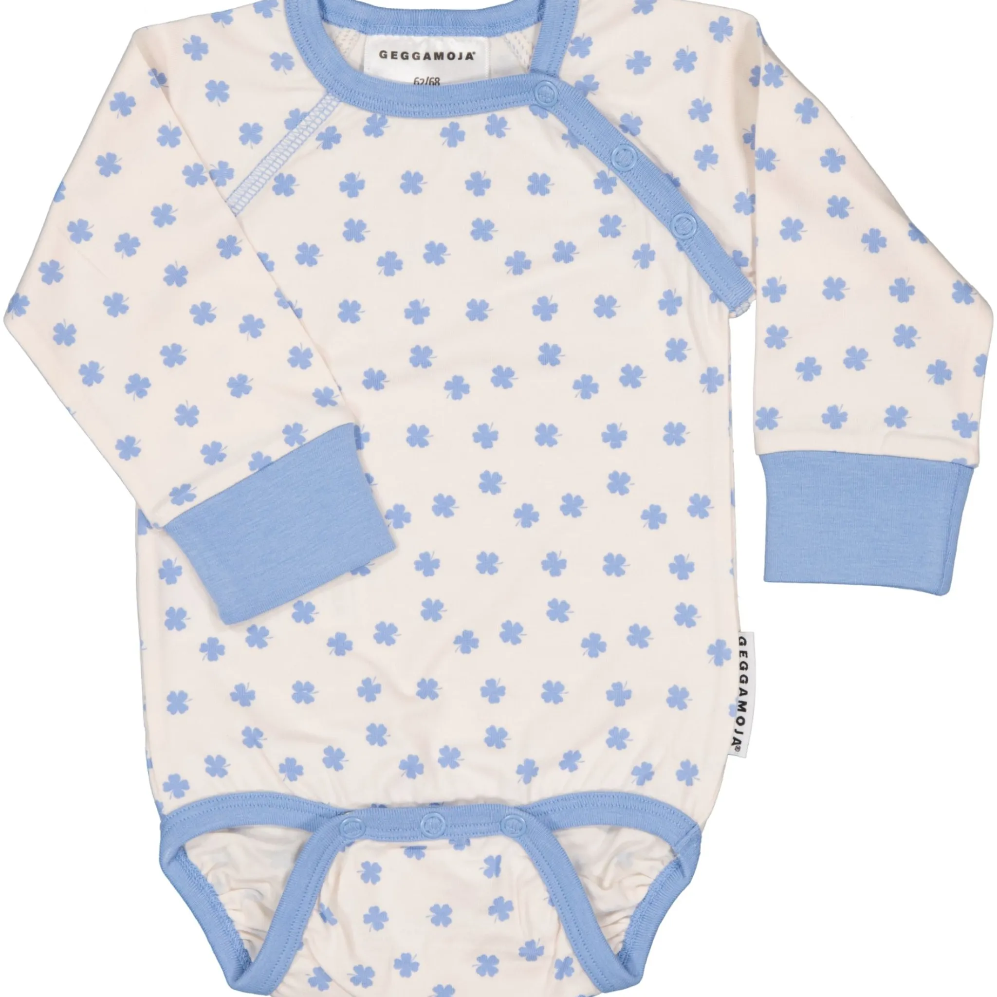 Barn Geggamoja Bodys|Bambukläder<Body Bambu Blå Klöver
