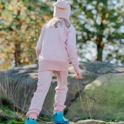 Barn Geggamoja Byxor<Byxor Rosa/Offwhite