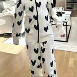 Barn Geggamoja Tröjor<College Hoodie Hjärtan