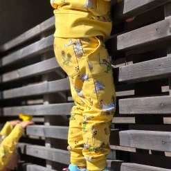 Barn Geggamoja Byxor<Collegebyxor Pettson och Findus Gul