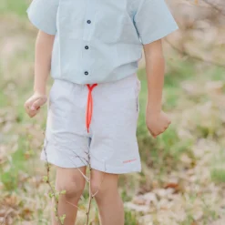 Barn Geggamoja Shorts<Collegeshorts Gråmelerade