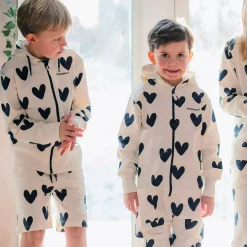 Barn Geggamoja Shorts<Collegeshorts Hjärtan