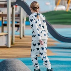 Barn Geggamoja Tröjor<Collegetröja Hjärtan