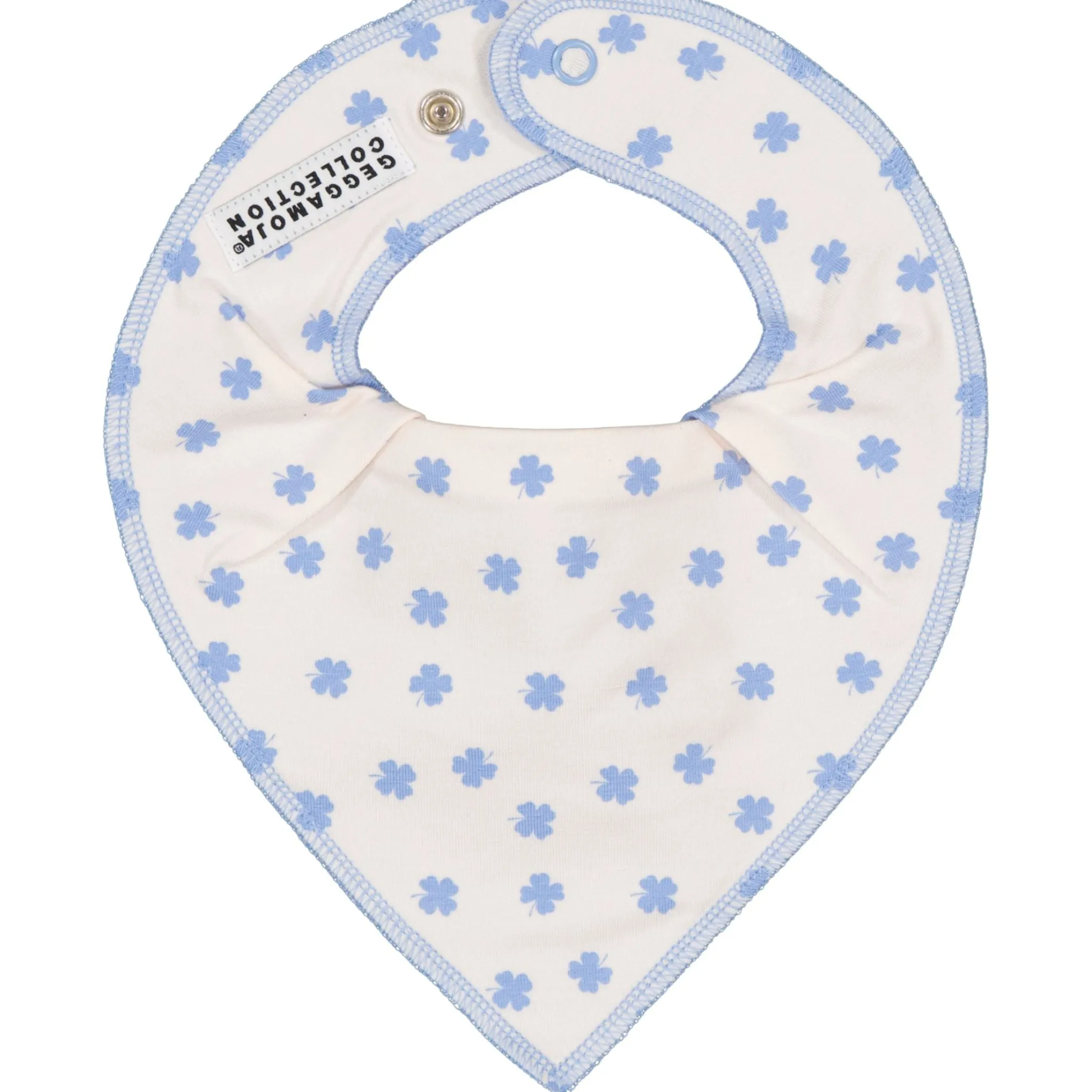 Barn Geggamoja Dregglisar Och Haklappar|Bambukläder<Dregglis Bambu Blå Klöver