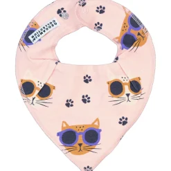 Barn Geggamoja Dregglisar Och Haklappar|Bambukläder<Dregglis Bambu Cool Cats Rosa