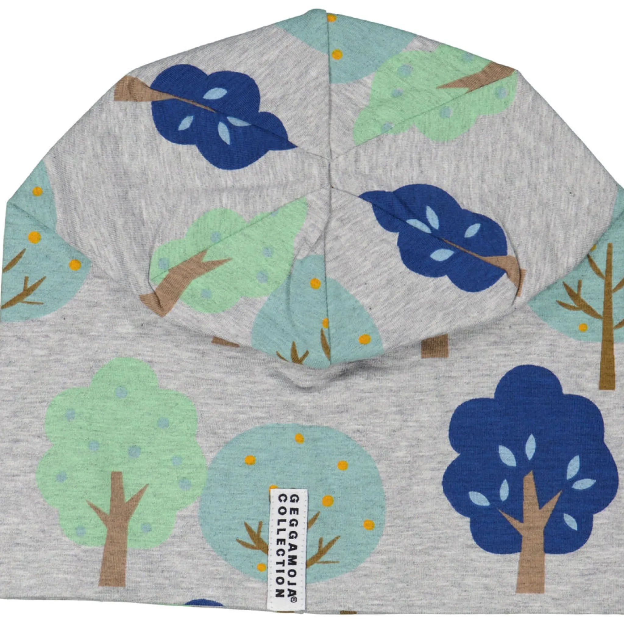 Barn Geggamoja Vintermössor|Bambukläder<Fleecemössa i bambu Träd Grå