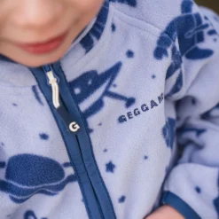 Barn Geggamoja Fleecekläder<Fleeceset Astro Blå