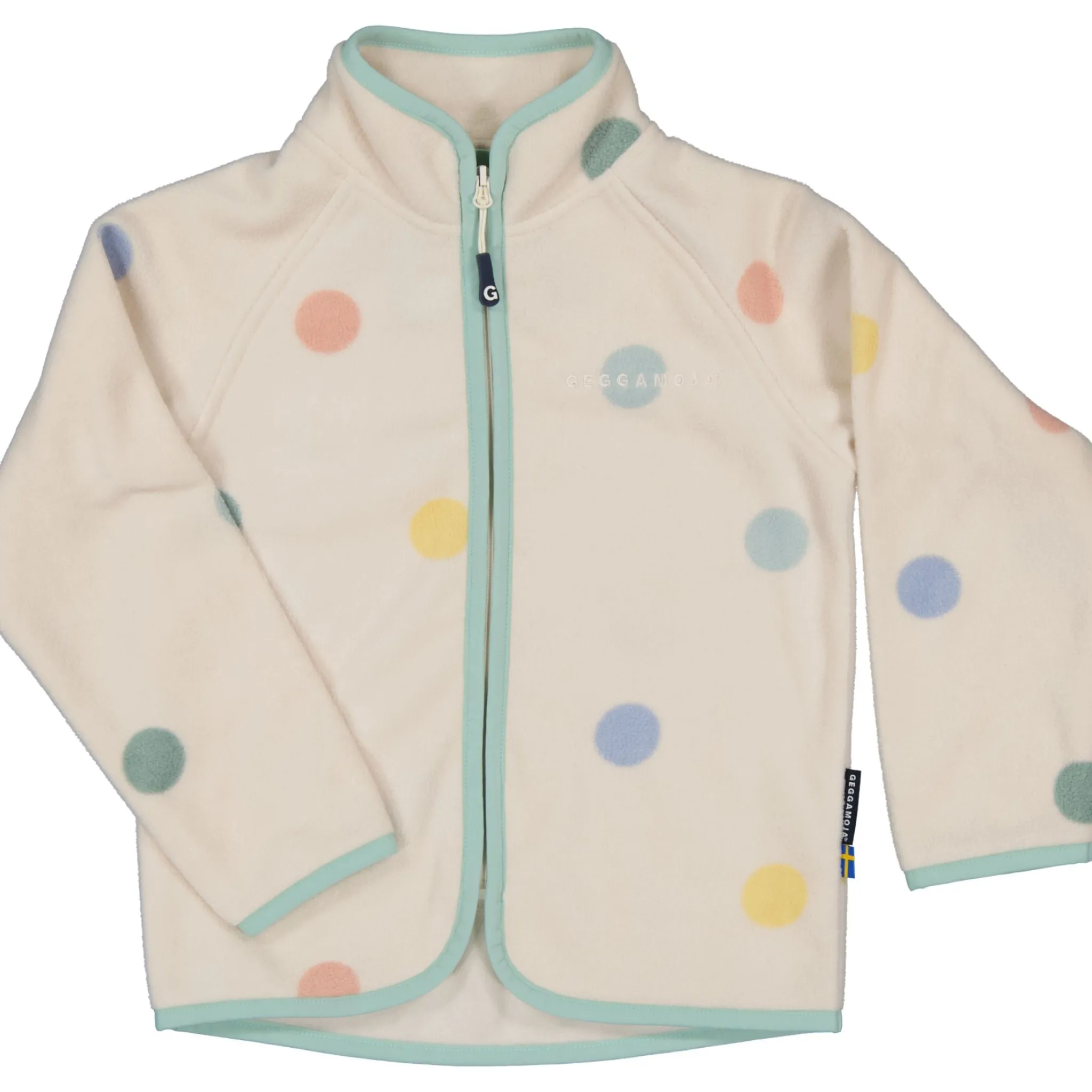 Barn Geggamoja Fleecekläder<Fleeceset Dots Mint