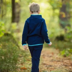 Barn Geggamoja Fleecekläder<Fleeceset Navy