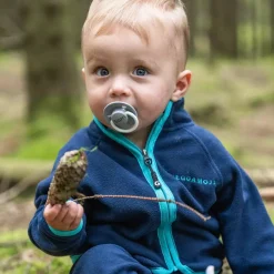 Barn Geggamoja Fleecekläder<Fleeceset Navy