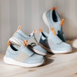 Geggamoja Skor Och Stövlar<Fly knit sneaker Dusty Blue