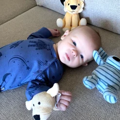 Geggamoja Mjukisdjur Och Doddi<Handledsskallra beige Doddi