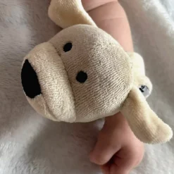 Geggamoja Mjukisdjur Och Doddi<Handledsskallra beige Doddi