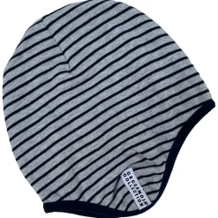 Barn Geggamoja Vintermössor|Hjälmössor<Hjälmmössa Fleecefodrad Grå/marinblå