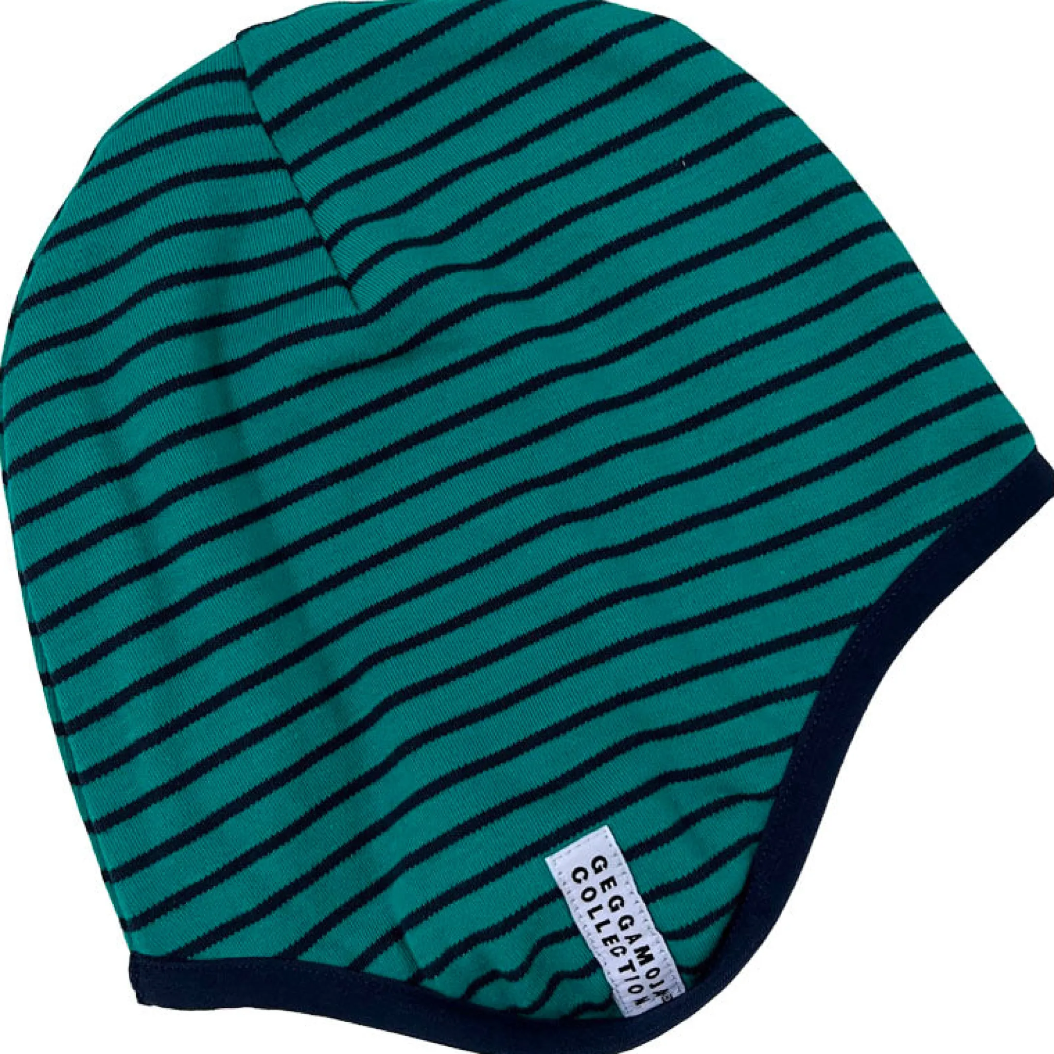 Barn Geggamoja Hjälmössor|Vintermössor<Hjälmmössa Fleecefodrad Petrol/marinblå