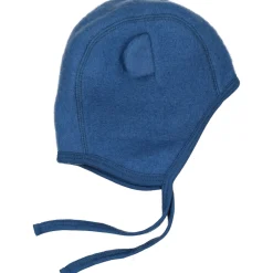 Barn Geggamoja Vintermössor|Ull Och Underställ<Hjälmmössa Ullfleece Blå