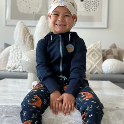 Barn Geggamoja Tröjor<Hoodie Mamma Mu och Kråkan Blå Patch