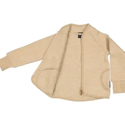 Barn Geggamoja Jackor|Fleecekläder<Jacka Ullfleece Beige