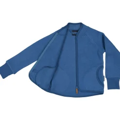 Barn Geggamoja Jackor|Fleecekläder<Jacka Ullfleece Blå
