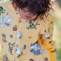 Barn Geggamoja Jumpsuits<Jumpsuit Pettson och Findus Gul