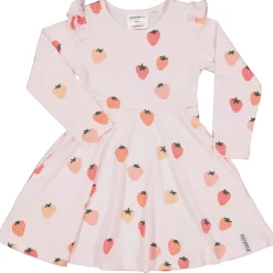 Barn Geggamoja Klänningar|Bambukläder<Klänning Bambu Strawberry
