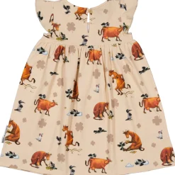 Barn Geggamoja Klänningar<Klänning Mamma Mu och Kråkan Beige