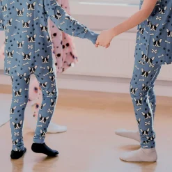 Barn Geggamoja Leggings Och Tights|Bambukläder<Leggings Bambu Bulldog Blå