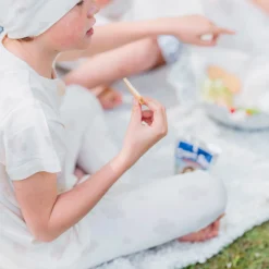 Barn Geggamoja Leggings Och Tights|Bambukläder<Leggings Bambu Klöver Beige