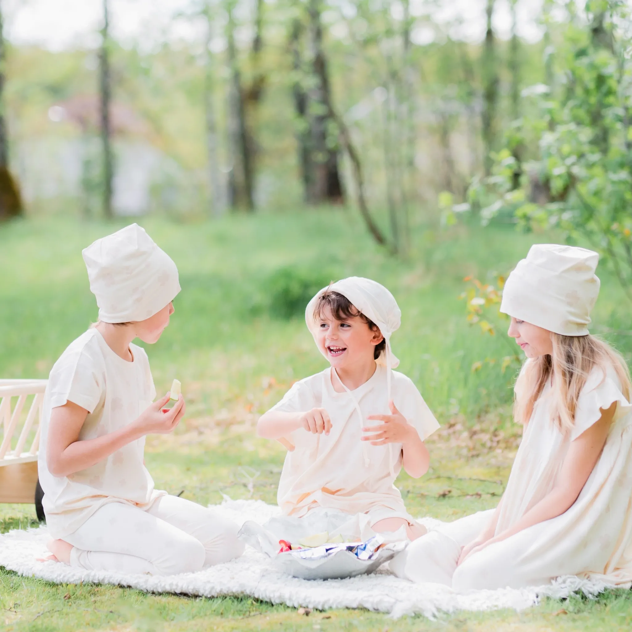 Barn Geggamoja Leggings Och Tights|Bambukläder<Leggings Bambu Klöver Beige