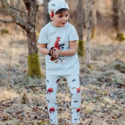 Barn Geggamoja Leggings Och Tights<Leggings Mamma Mu och Kråkan Mint/Vit