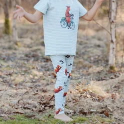 Barn Geggamoja Leggings Och Tights<Leggings Mamma Mu och Kråkan Mint/Vit