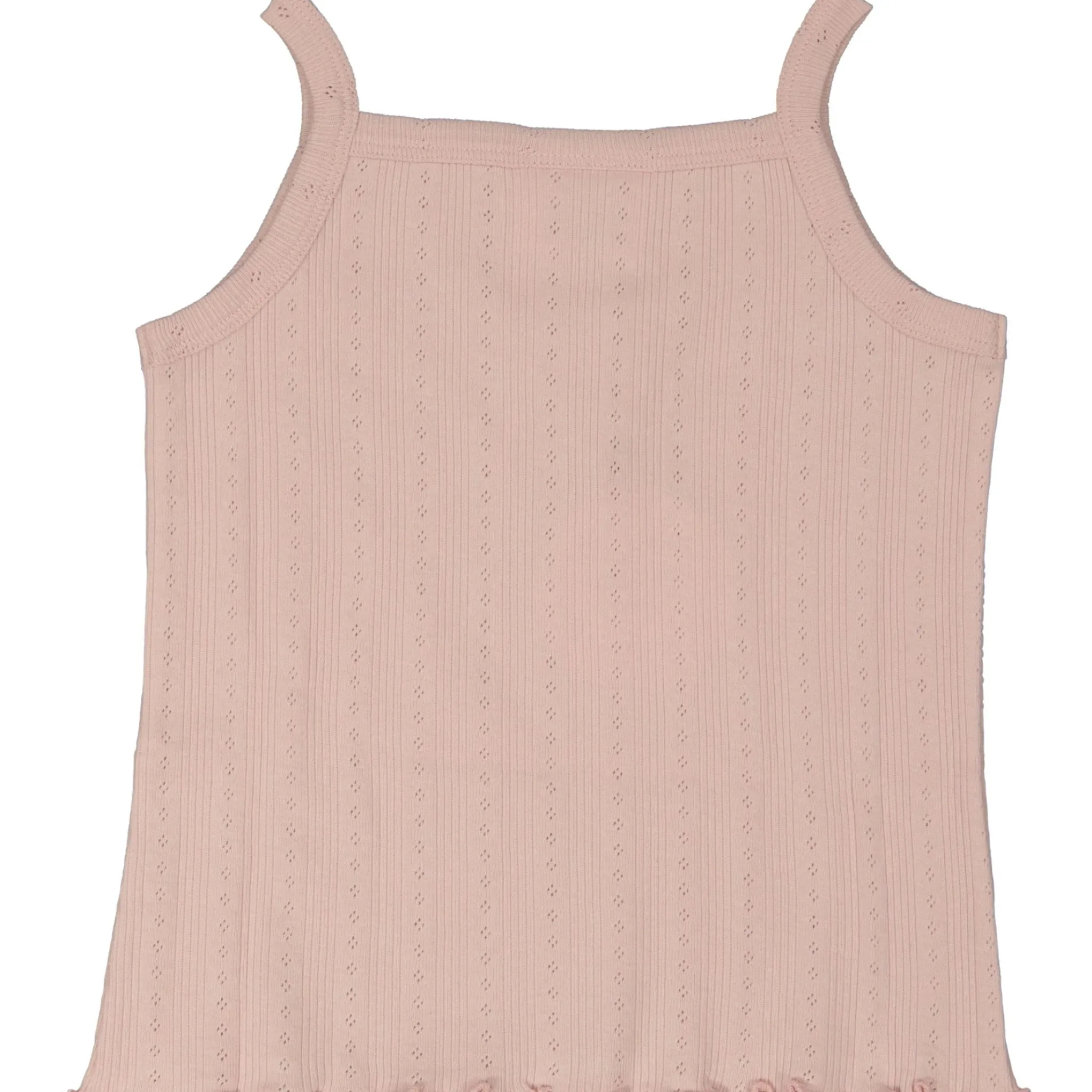 Barn Geggamoja T-Shirts<Linne Pointelle Pink Rose