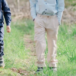 Barn Geggamoja Byxor<Linnebyxor Natur