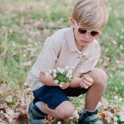 Barn Geggamoja Shorts<Linneshorts Navy