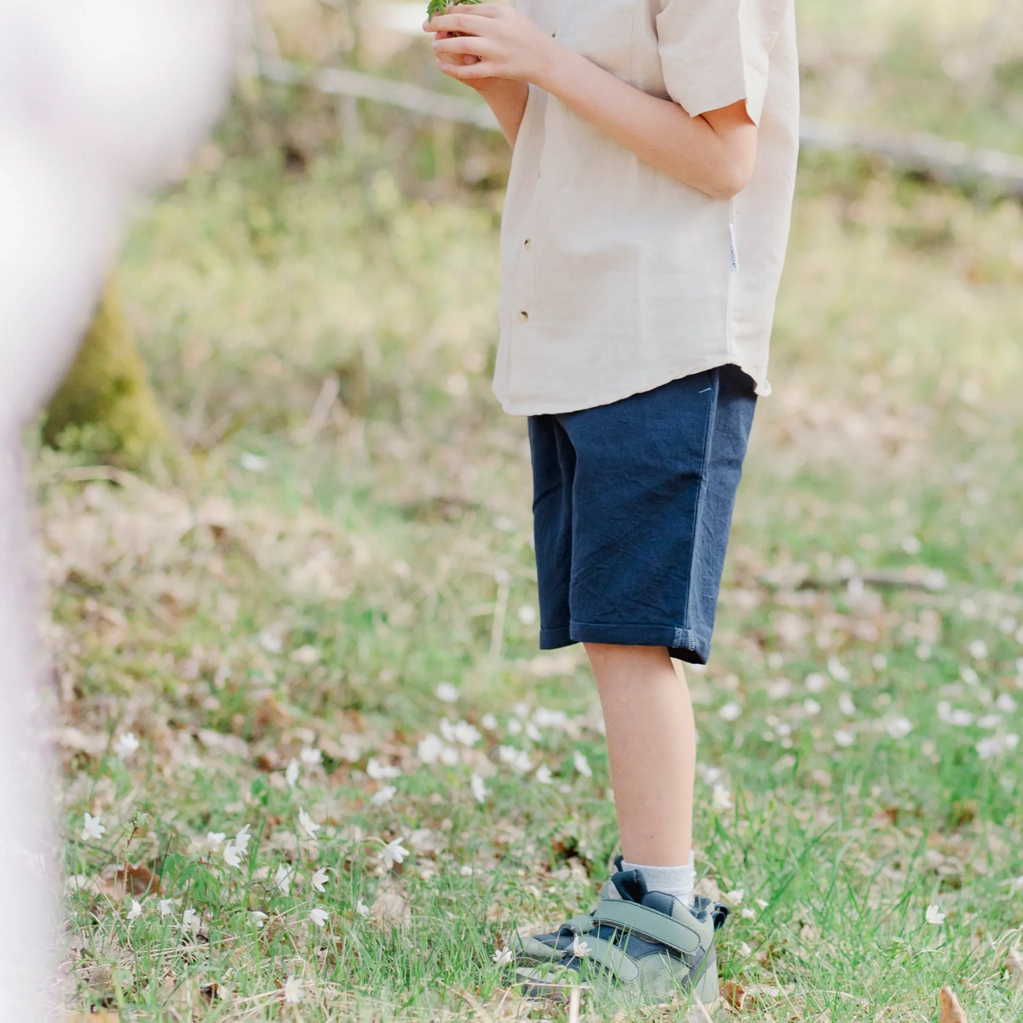 Barn Geggamoja Shorts<Linneshorts Navy